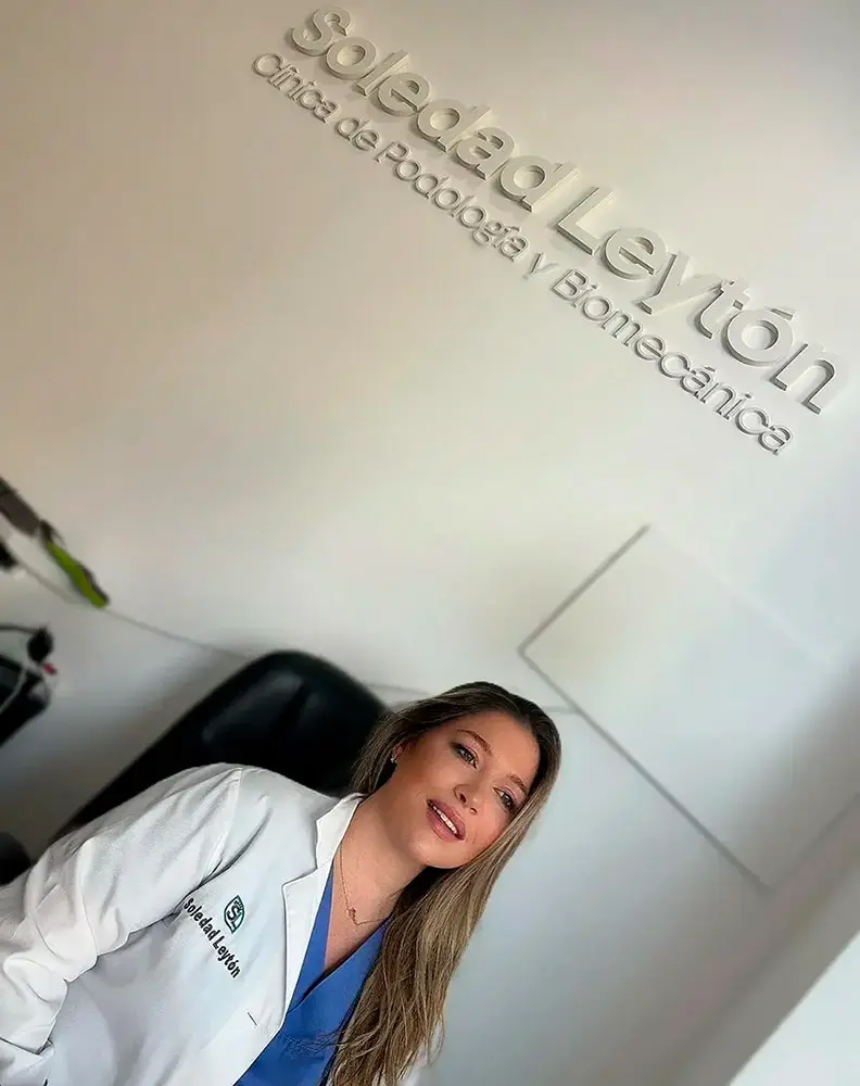 leyton en su clinica de podología y biomecanica