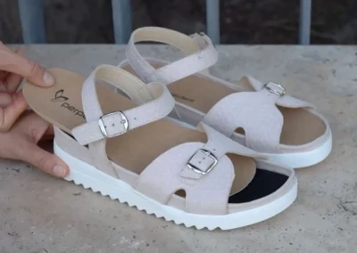 plantillas adaptables para las sandalias